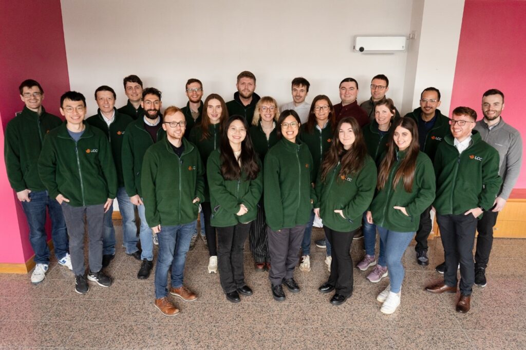 LCC team (pictured in Runcorn Laboratory) is transitioning to a hub-and-spoke biotech company, generating small molecule lead candidate assets against oncology and rare diseases